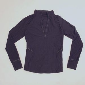 Black Quarter Zip Lululemon size 10